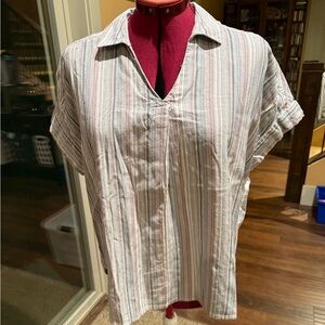 Tri-Colour Striped Denver Hayes Shirt